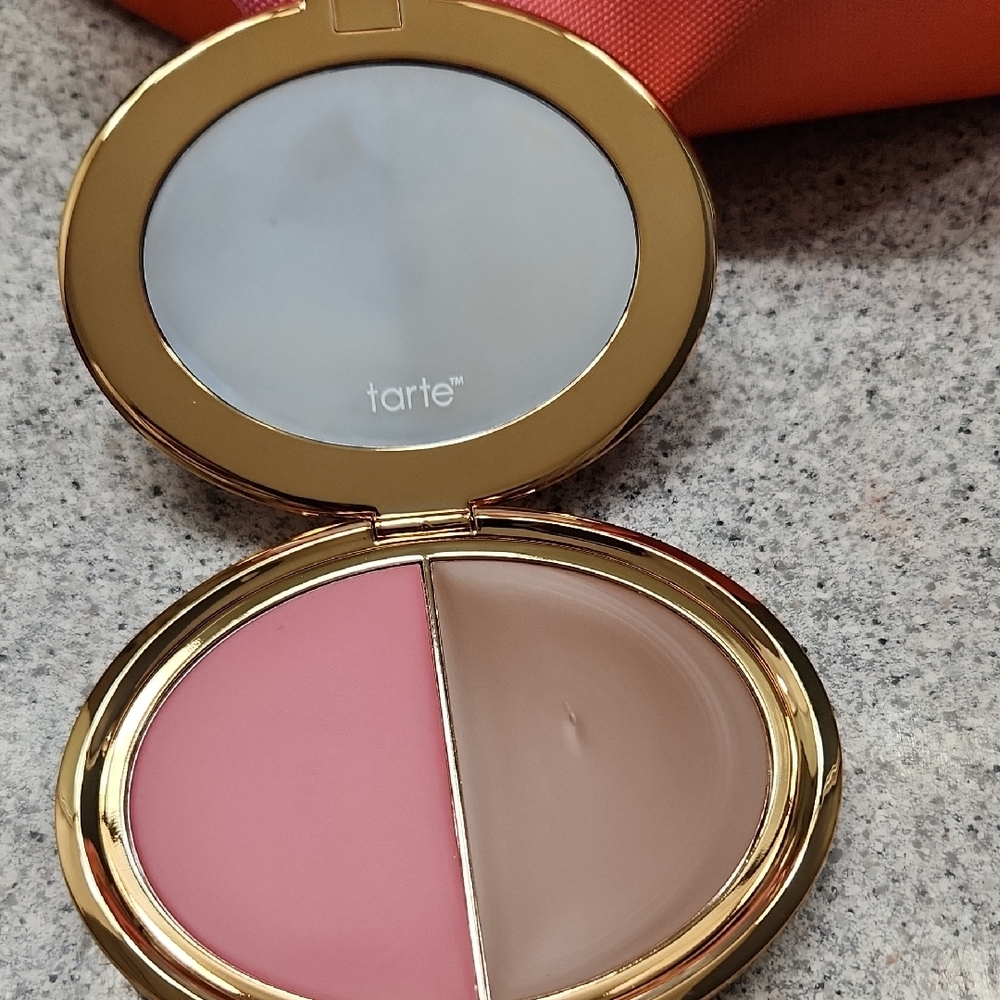 Tarte Parkave Princess cream cheek duo - rose pink & warm brown